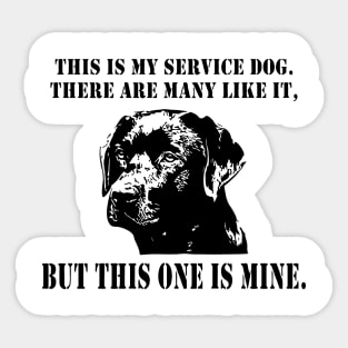 Service dog Sticker